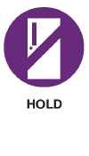 Purple Hold Icon