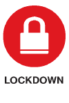 Red Lockdown Icon
