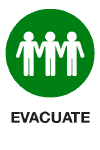 Green Evacuate Icon